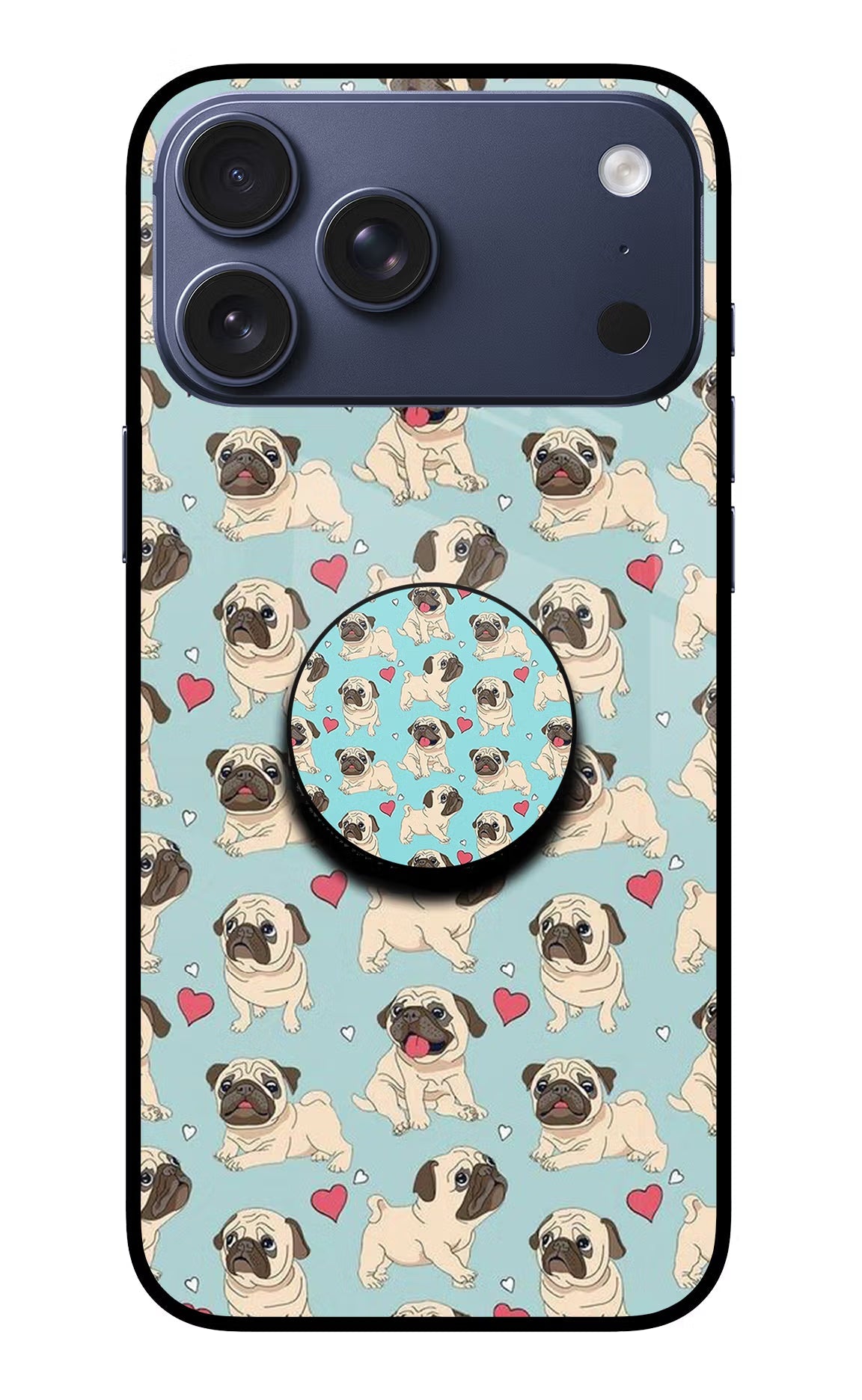 Pug Dog iPhone 17 Pro Max Pop Case