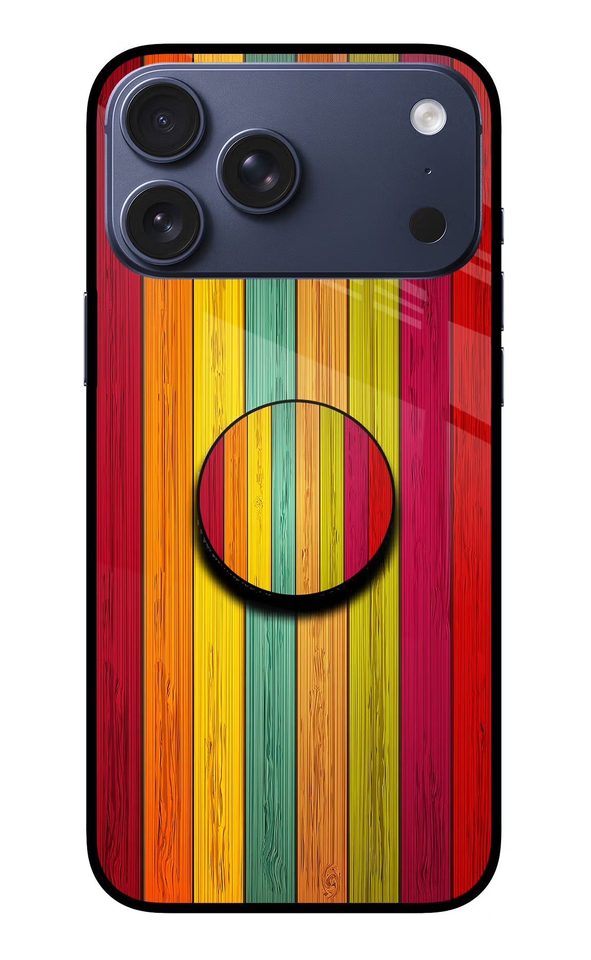 Multicolor Wooden iPhone 17 Pro Max Pop Case