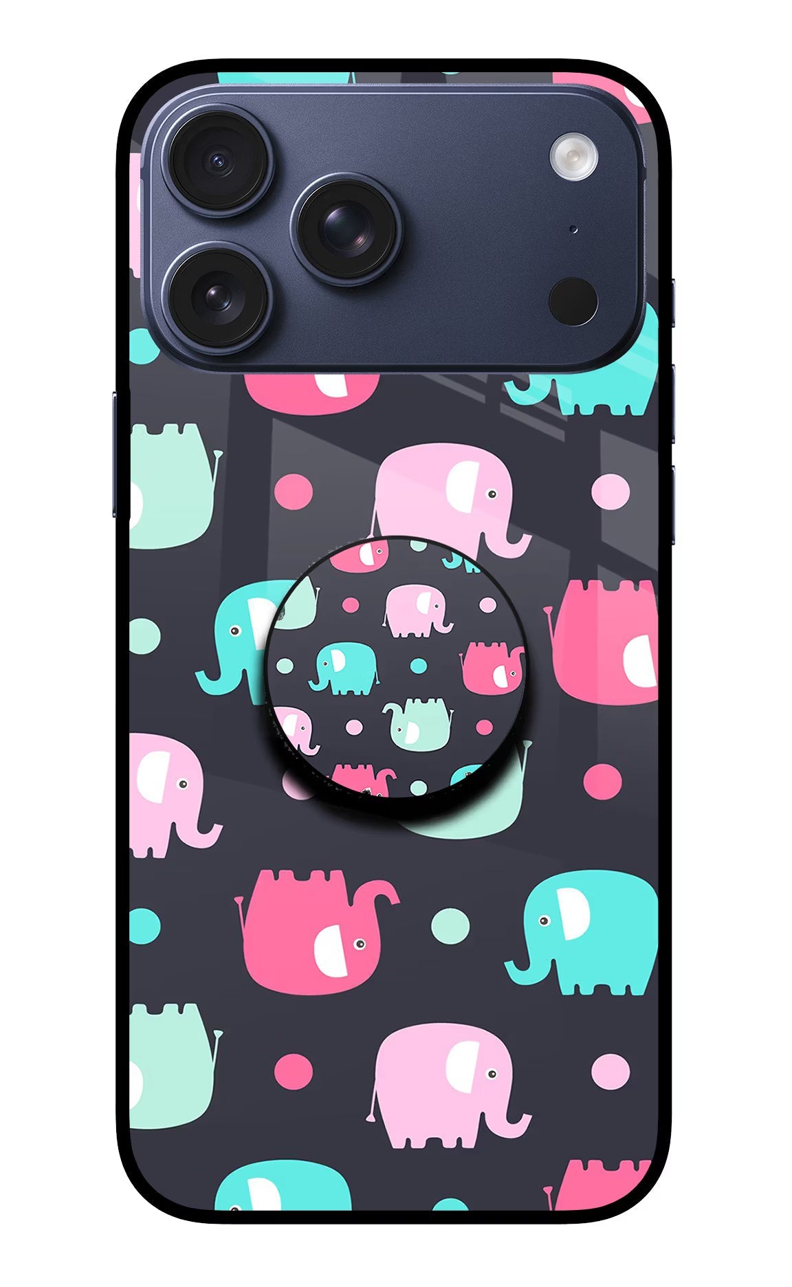 Baby Elephants iPhone 17 Pro Max Pop Case