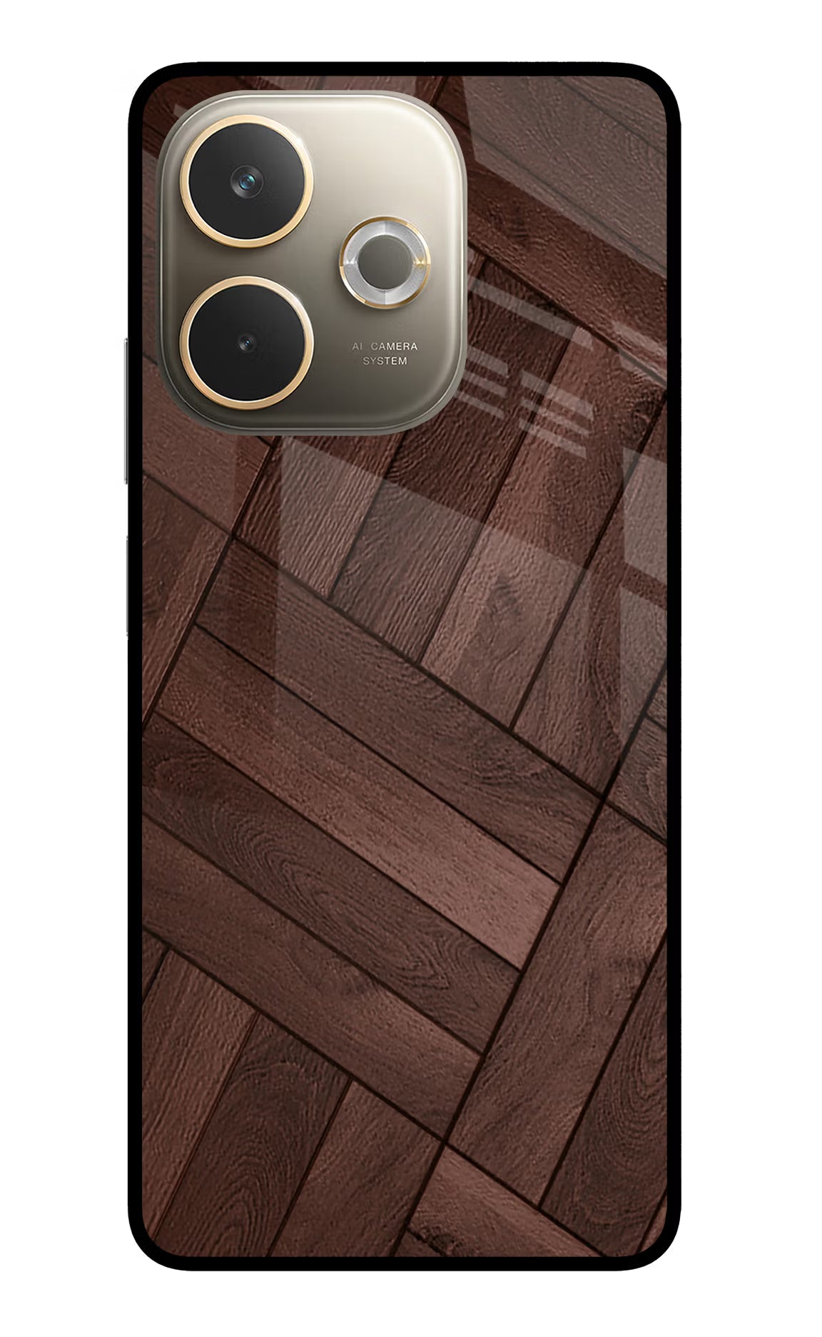 Wooden Texture Design Oppo A5 Pro 5G Back Cover