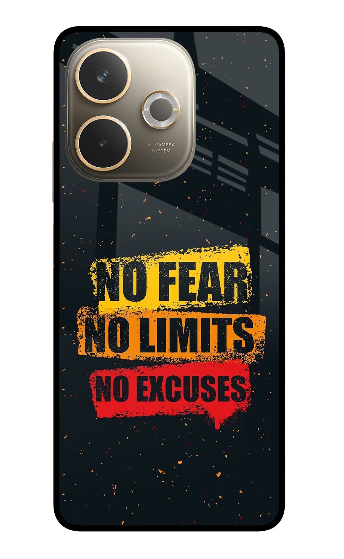 No Fear No Limits No Excuse Oppo A5 Pro 5G Back Cover