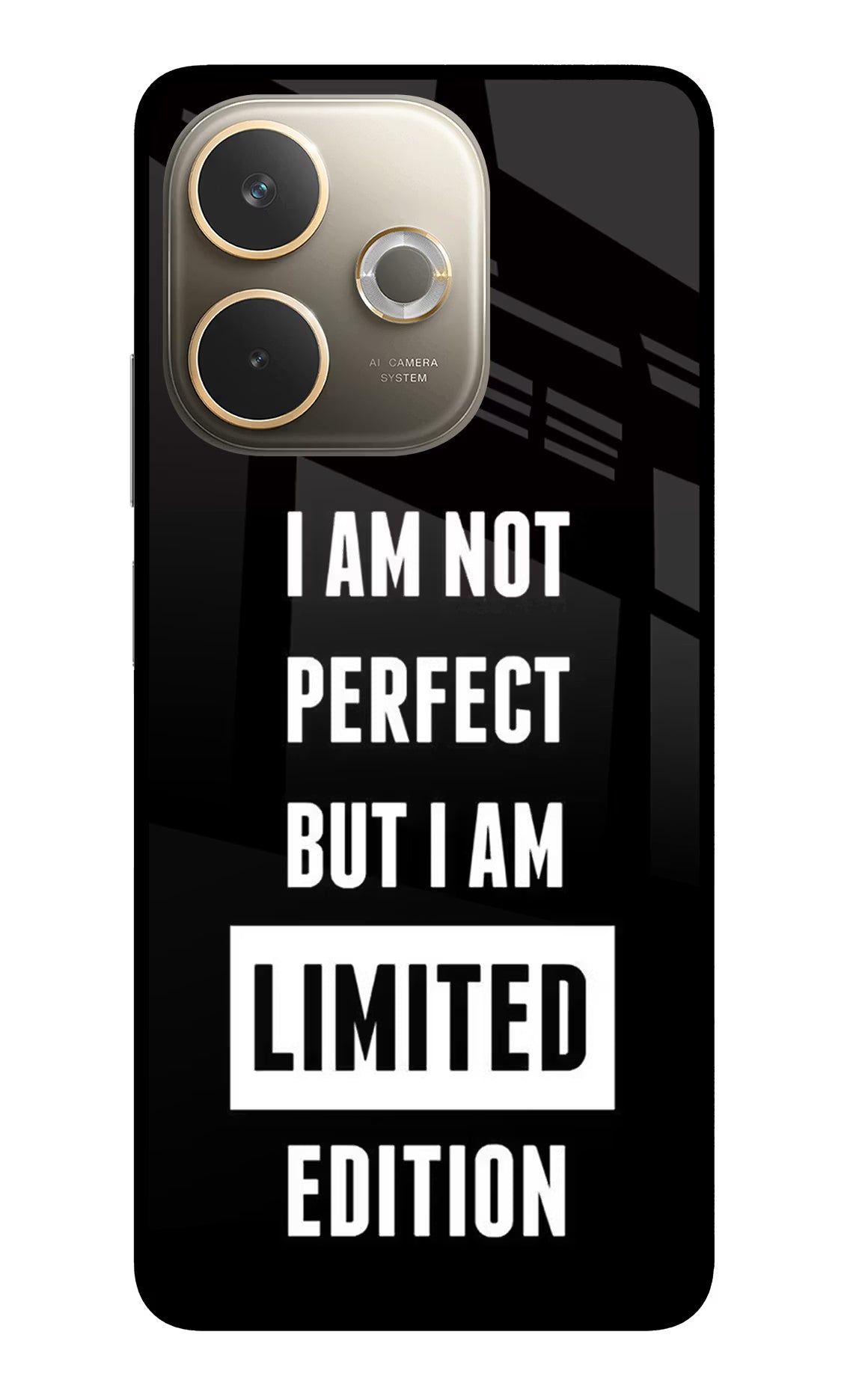 I Am Not Perfect But I Am Limited Edition Oppo A5 Pro 5G Back Cover