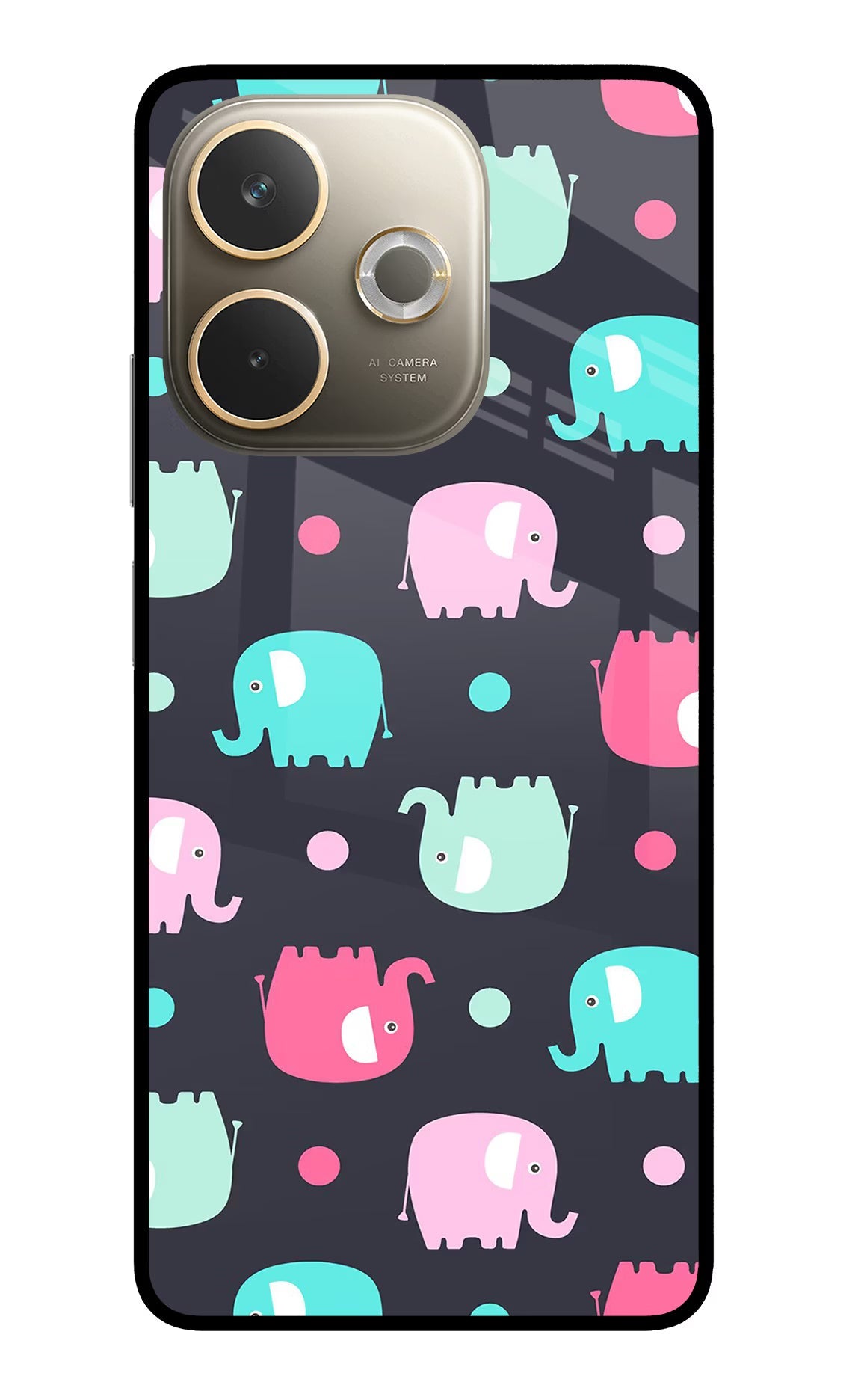 Elephants Oppo A5 Pro 5G Back Cover