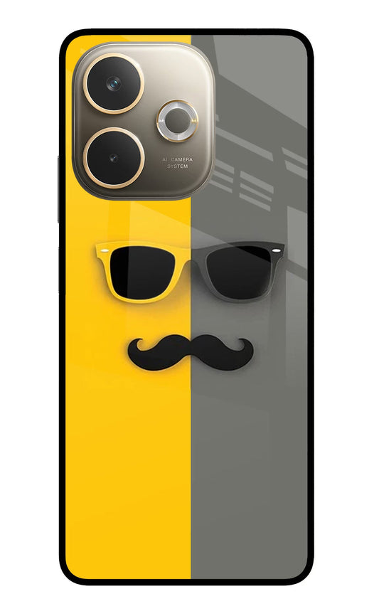 Sunglasses with Mustache Oppo A5 Pro 5G Back Cover