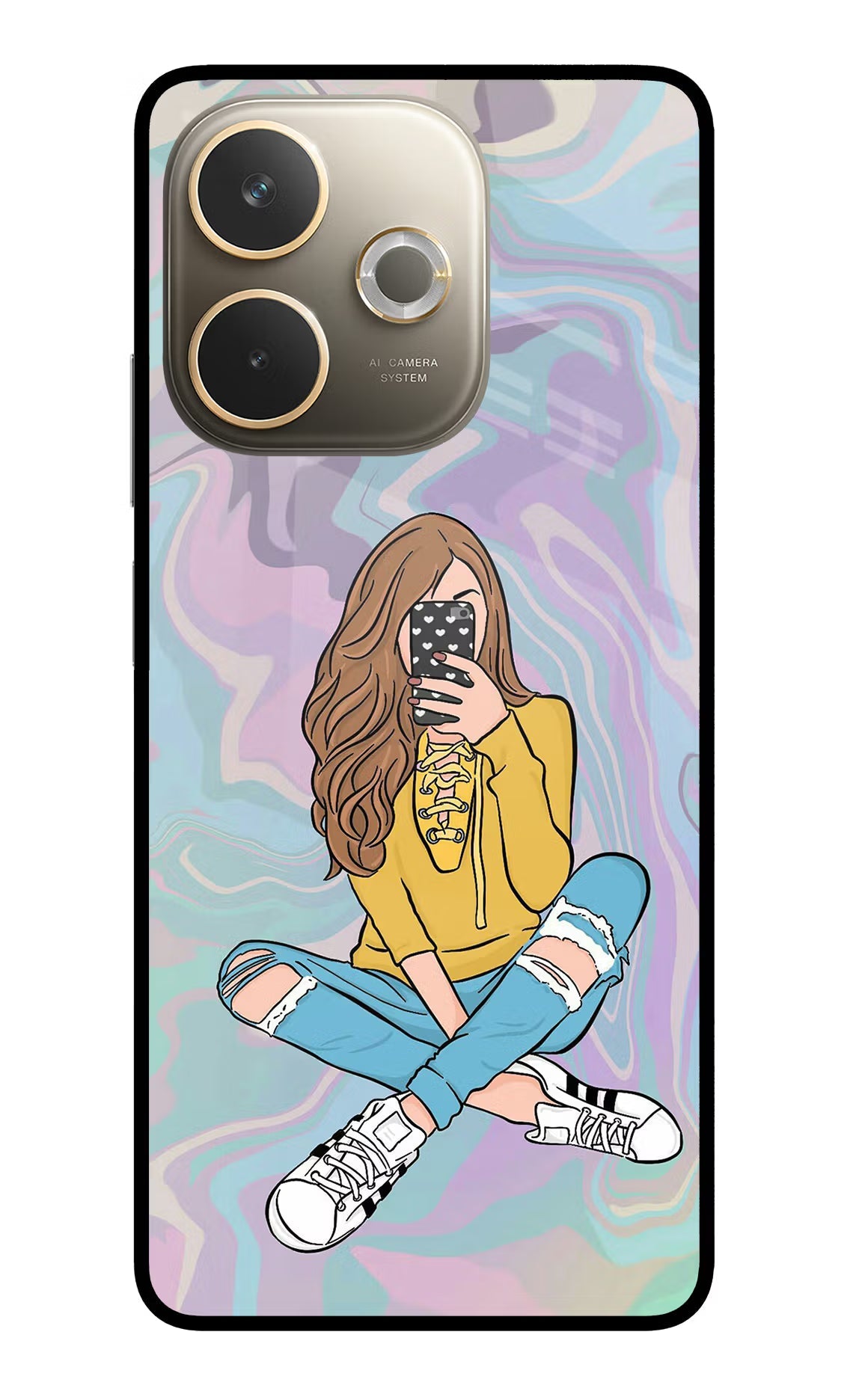 Selfie Girl Oppo A5 Pro 5G Back Cover