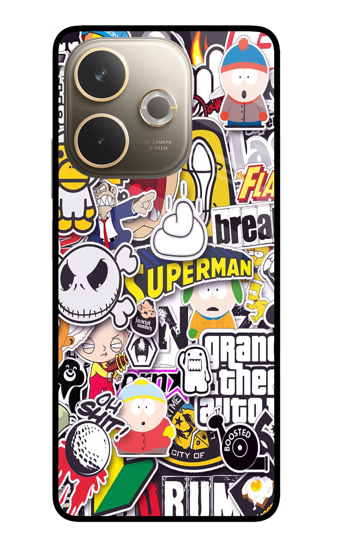 Sticker Bomb Oppo A5 Pro 5G Back Cover