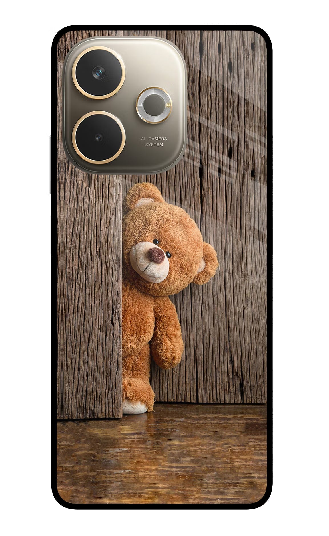 Teddy Wooden Oppo A5 Pro 5G Back Cover