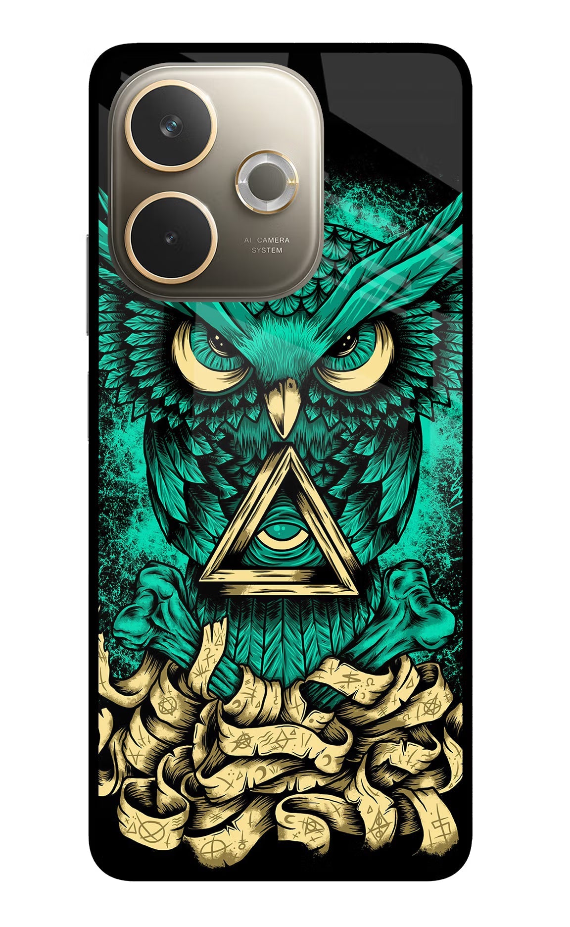 Green Owl Oppo A5 Pro 5G Back Cover