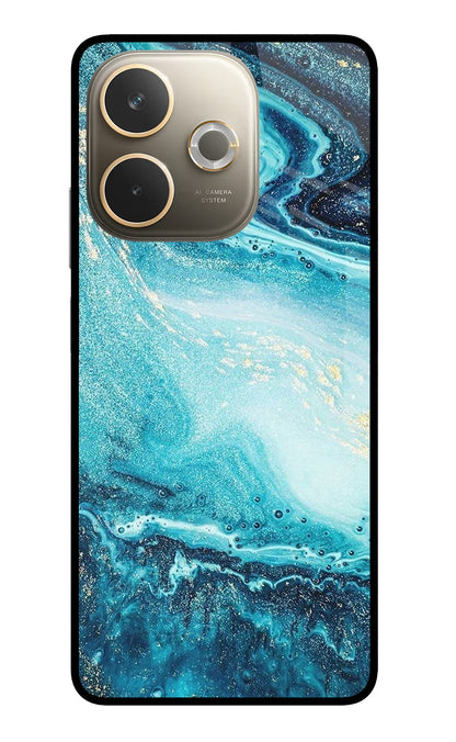 Blue Glitter Marble Oppo A5 Pro 5G Back Cover