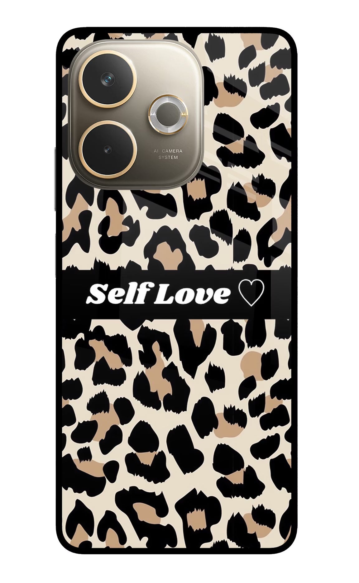 Leopard Print Self Love Oppo A5 Pro 5G Back Cover
