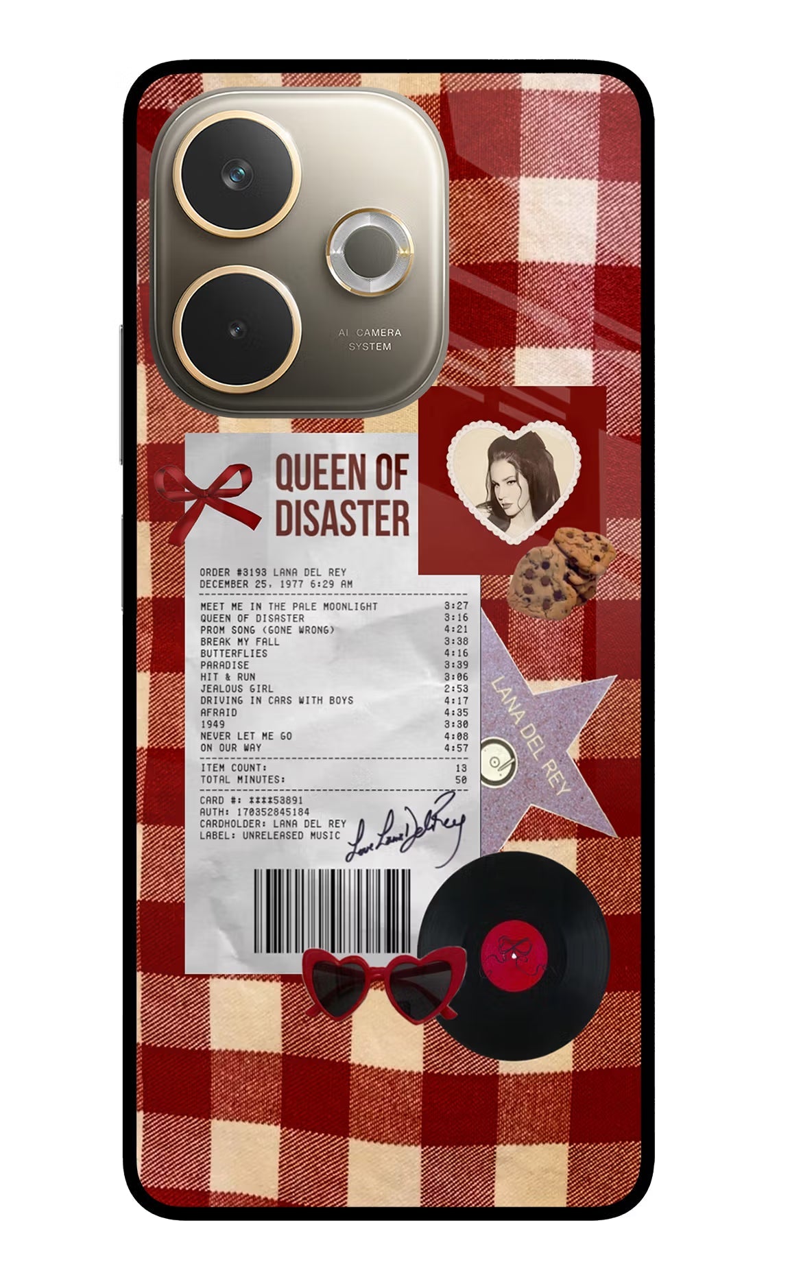 Queen of Disaster Oppo A5 Pro 5G Glass Case