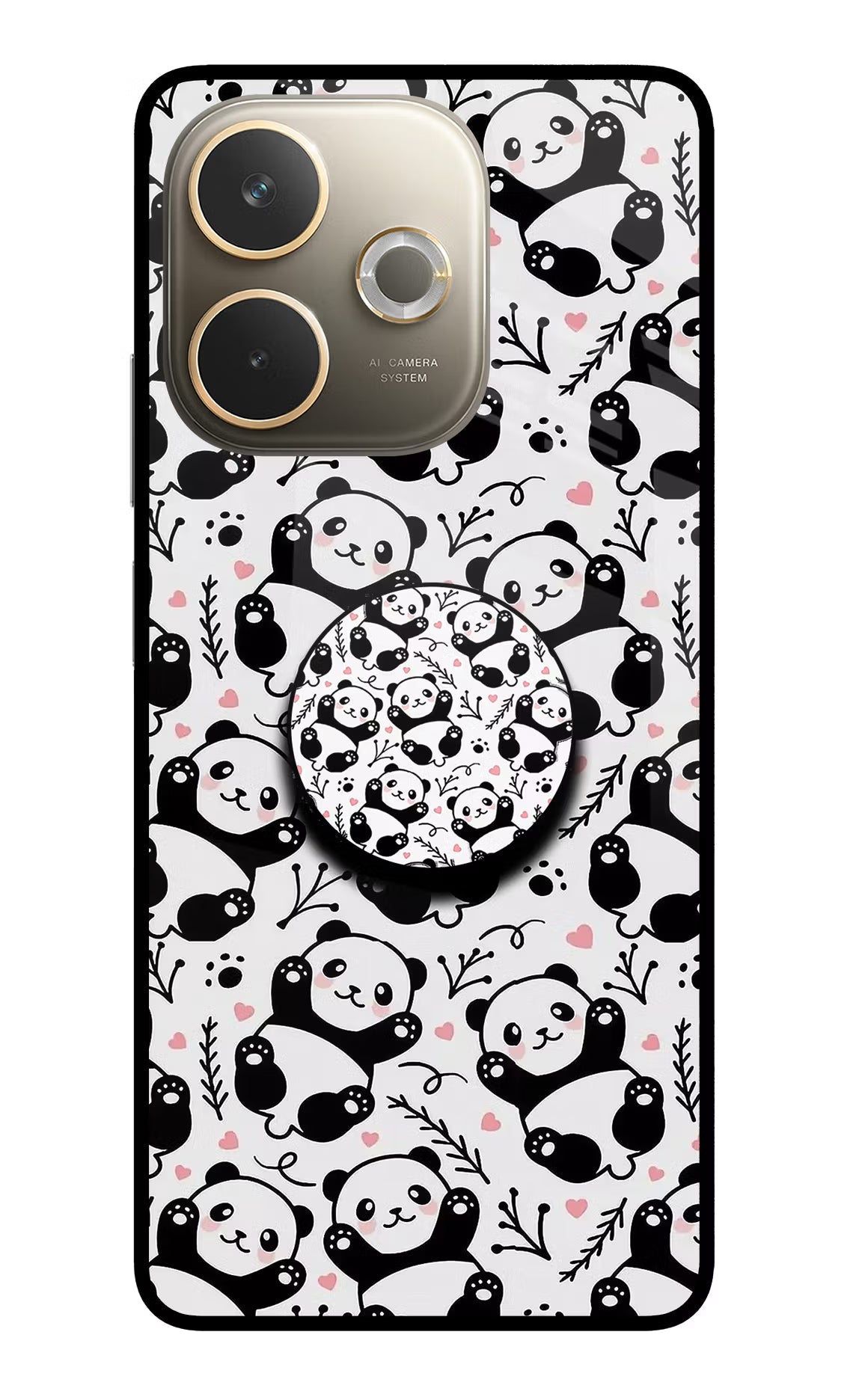 Cute Panda Oppo A5 Pro 5G Pop Case