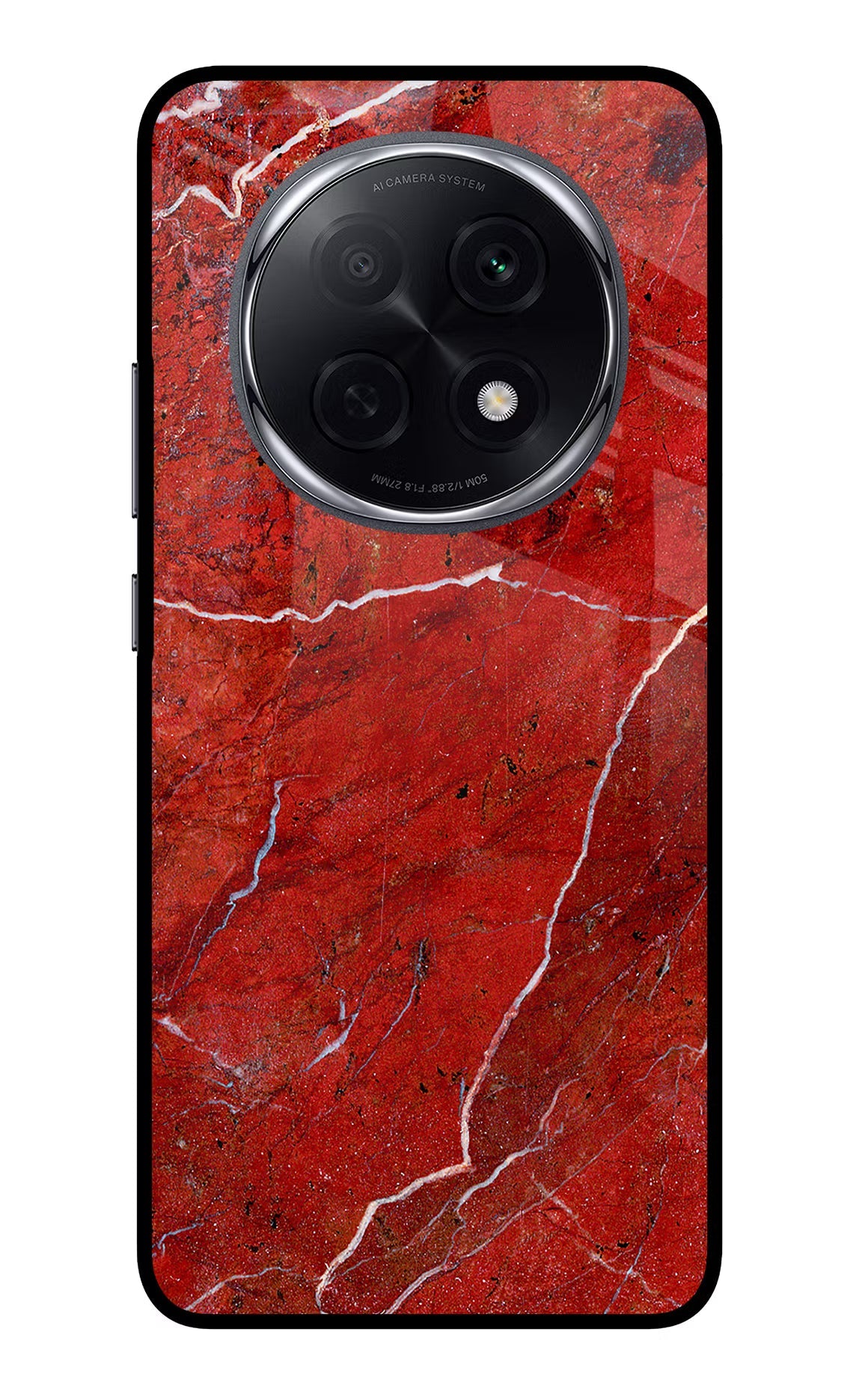 Red Marble Design Oppo F29 Pro 5G Back Cover