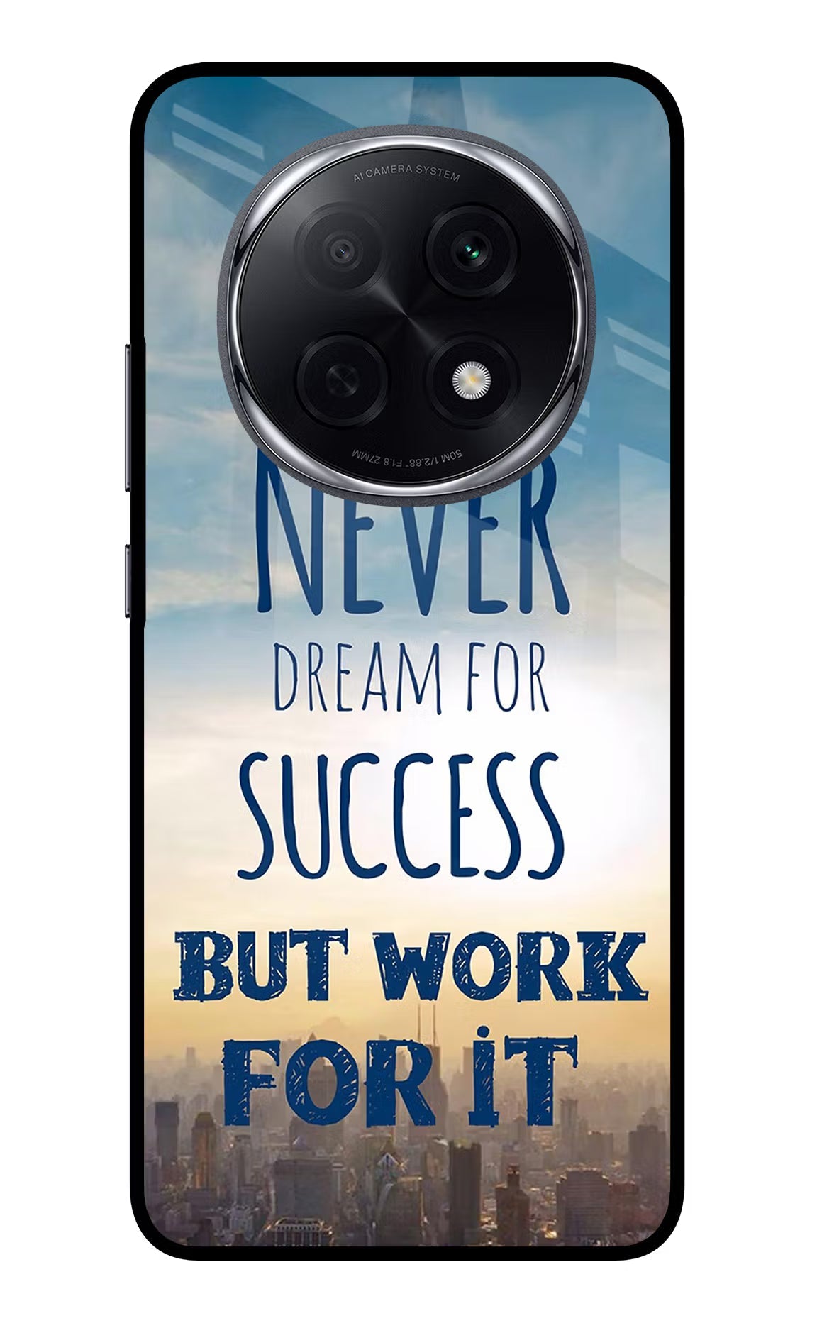 Never Dream For Success But Work For It Oppo F29 Pro 5G Glass Case
