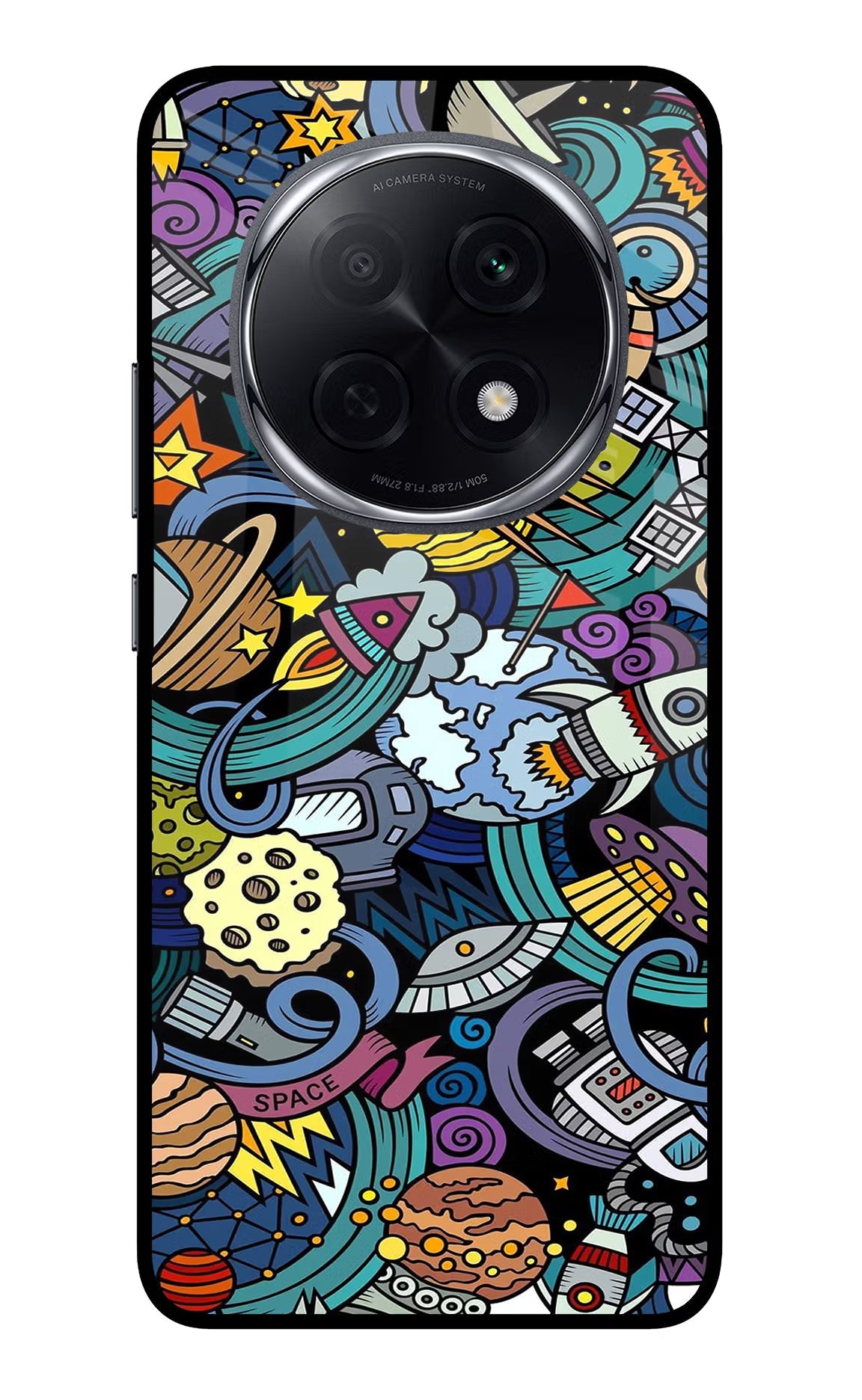 Space Abstract Oppo F29 Pro 5G Glass Case