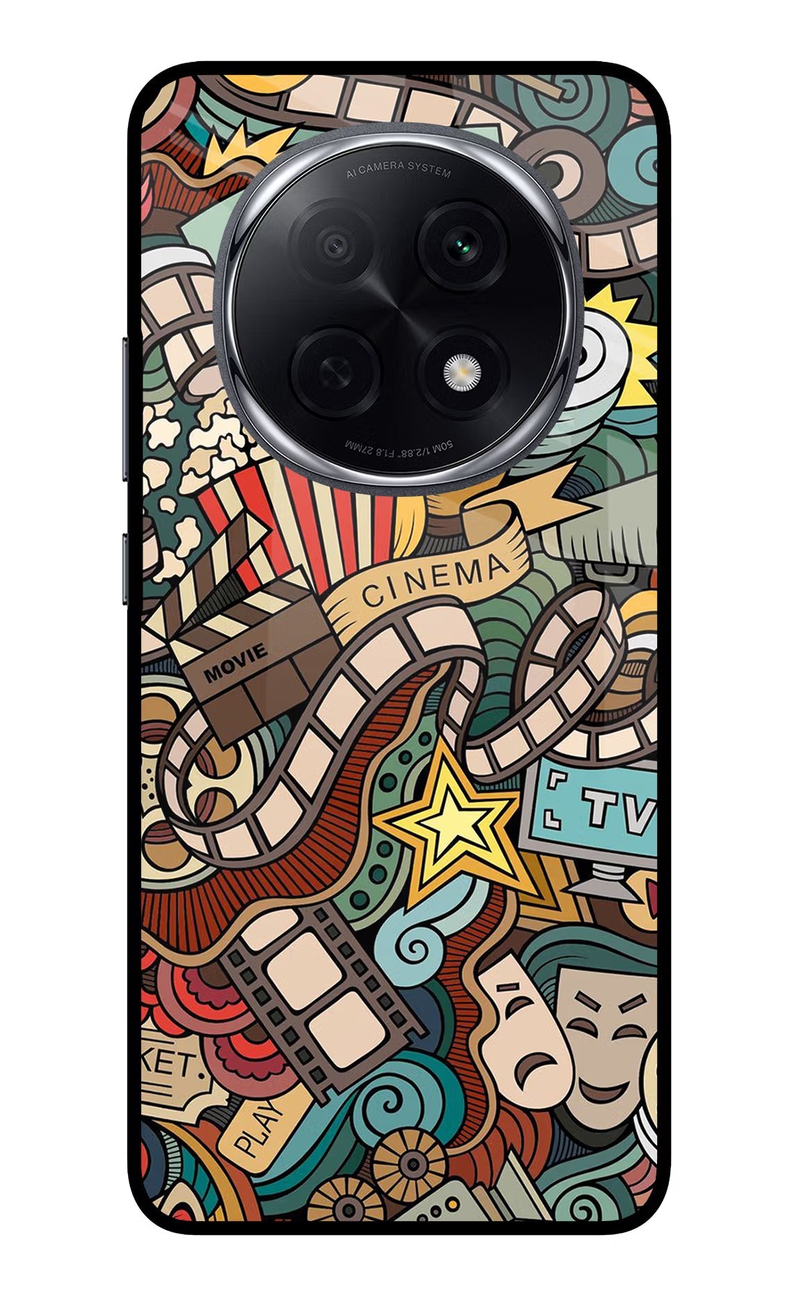 Cinema Abstract Oppo F29 Pro 5G Glass Case