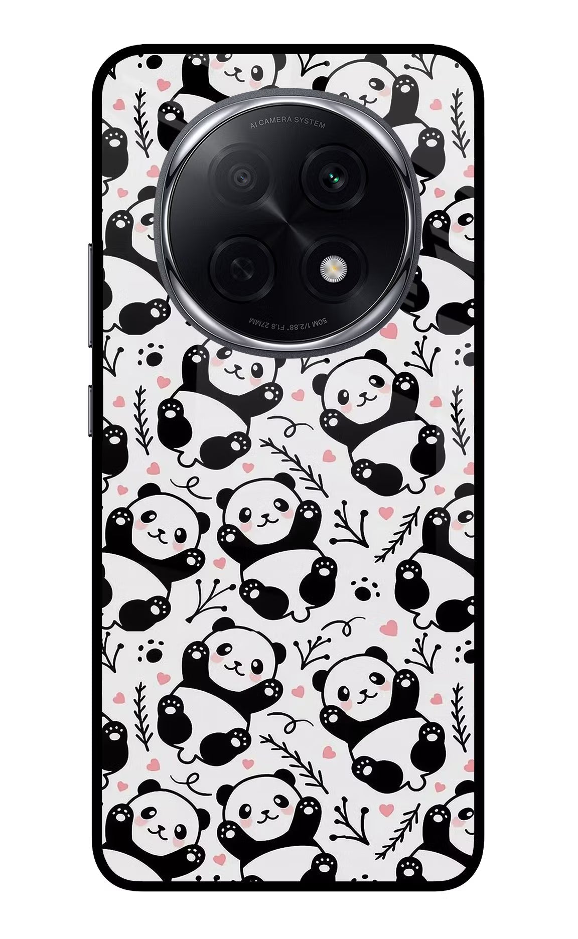 Cute Panda Oppo F29 Pro 5G Glass Case