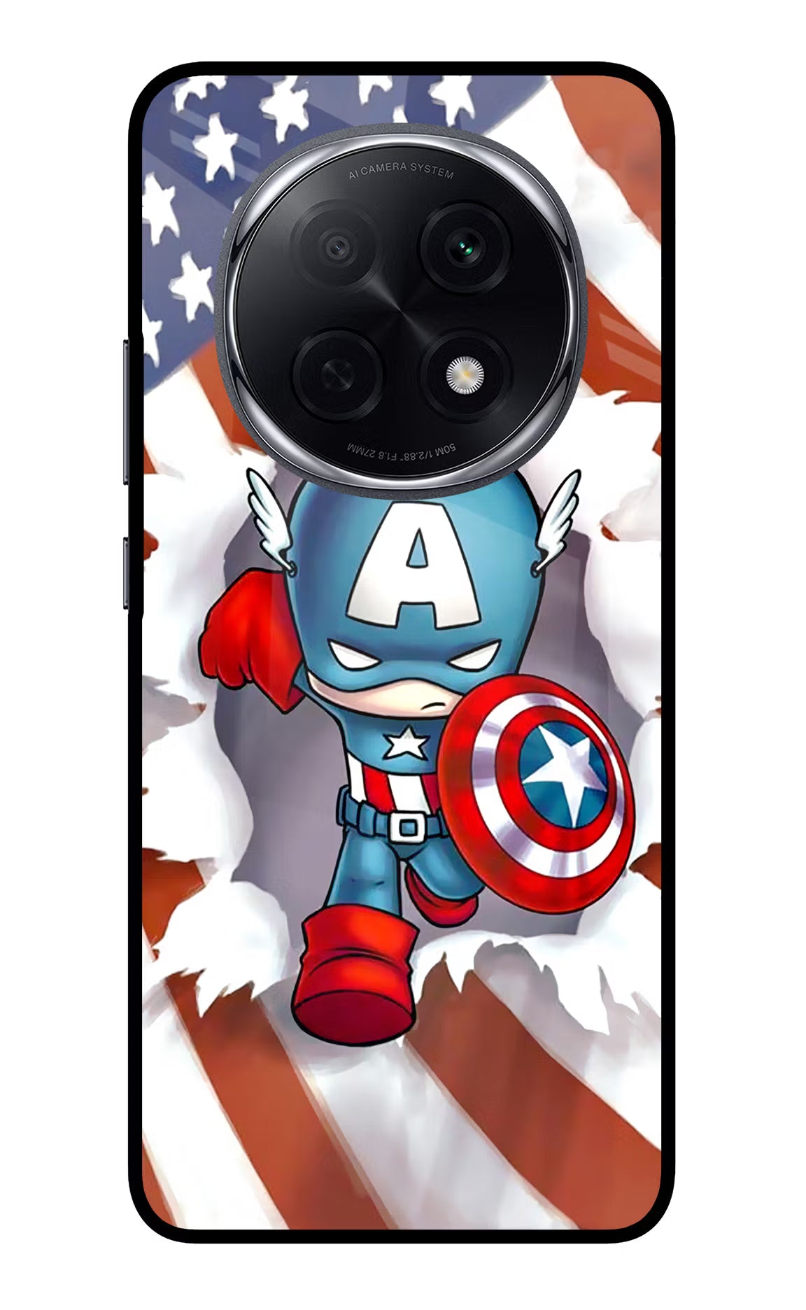Captain America Oppo F29 Pro 5G Glass Case