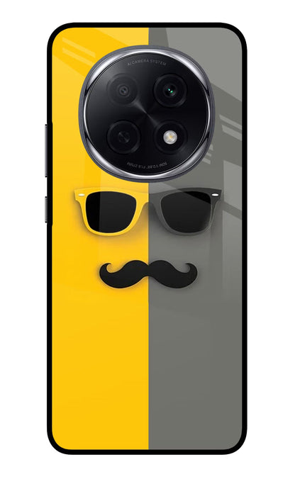 Sunglasses with Mustache Oppo F29 Pro 5G Back Cover