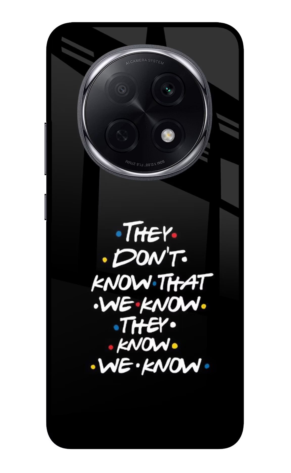 FRIENDS Dialogue Oppo F29 Pro 5G Glass Case
