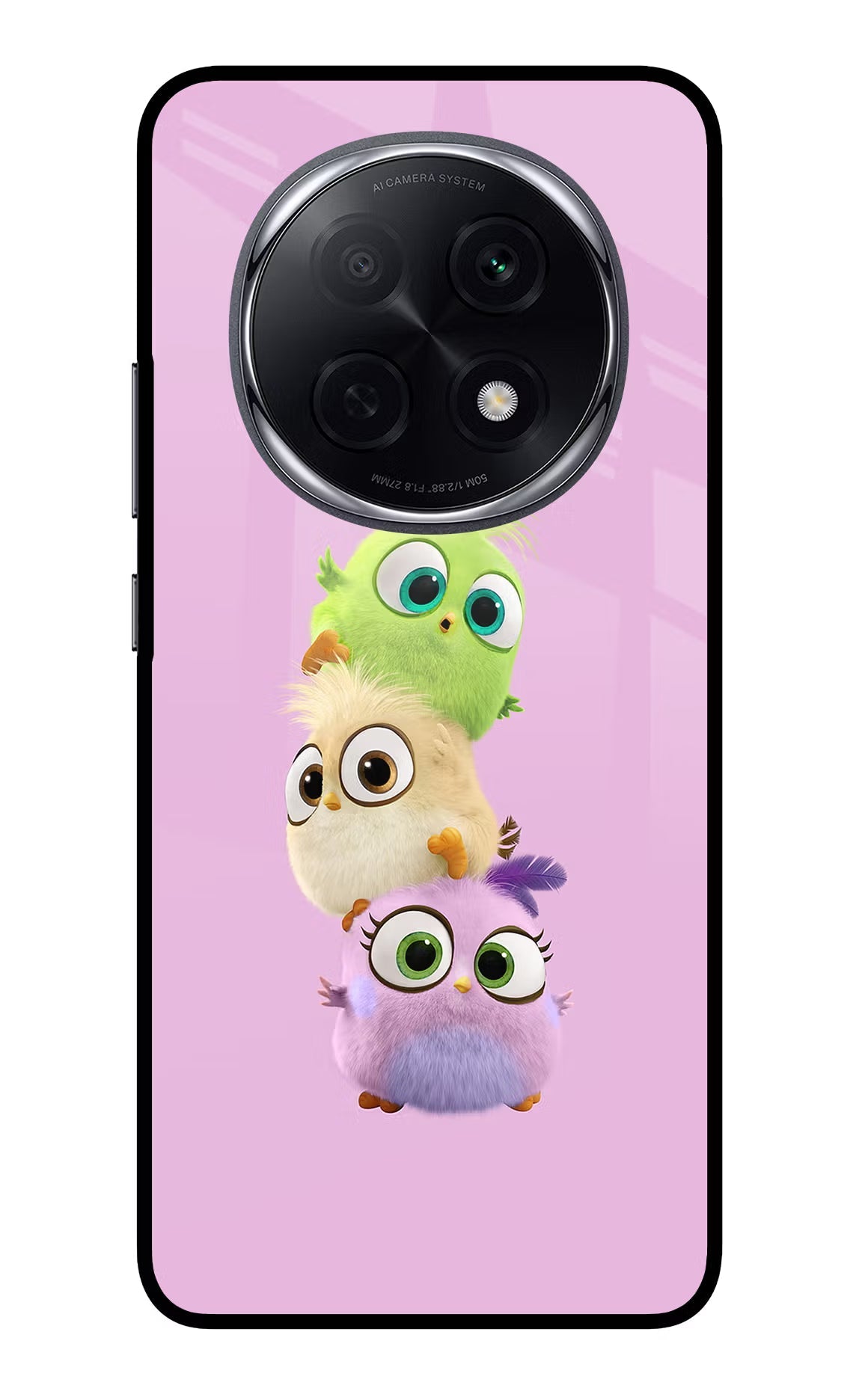 Cute Little Birds Oppo F29 Pro 5G Glass Case