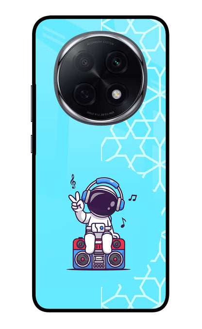 Cute Astronaut Chilling Oppo F29 Pro 5G Back Cover