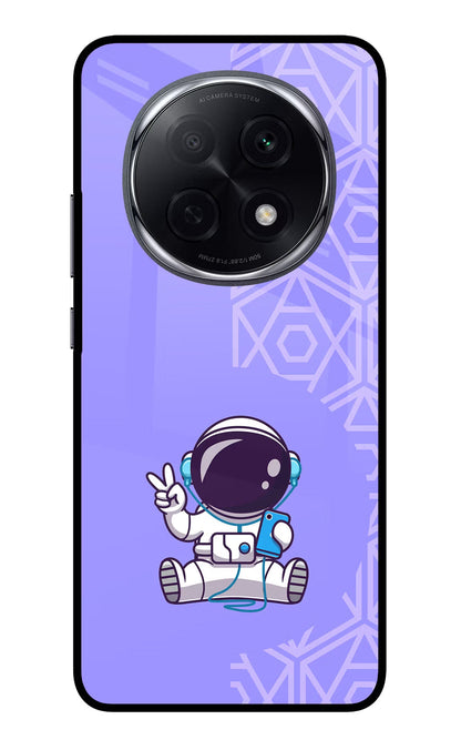Cute Astronaut Chilling Oppo F29 Pro 5G Back Cover