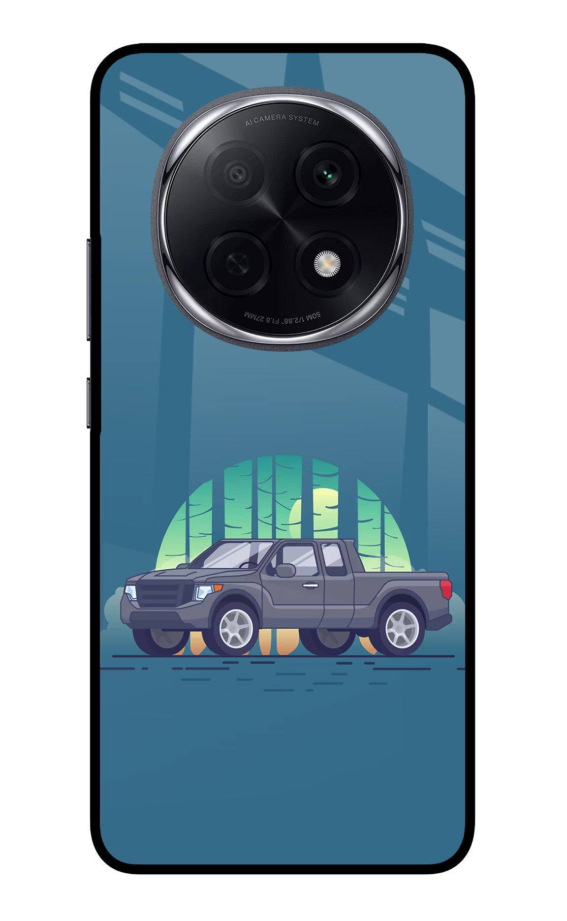 Retro Garage Vibe Oppo F29 Pro 5G Glass Case
