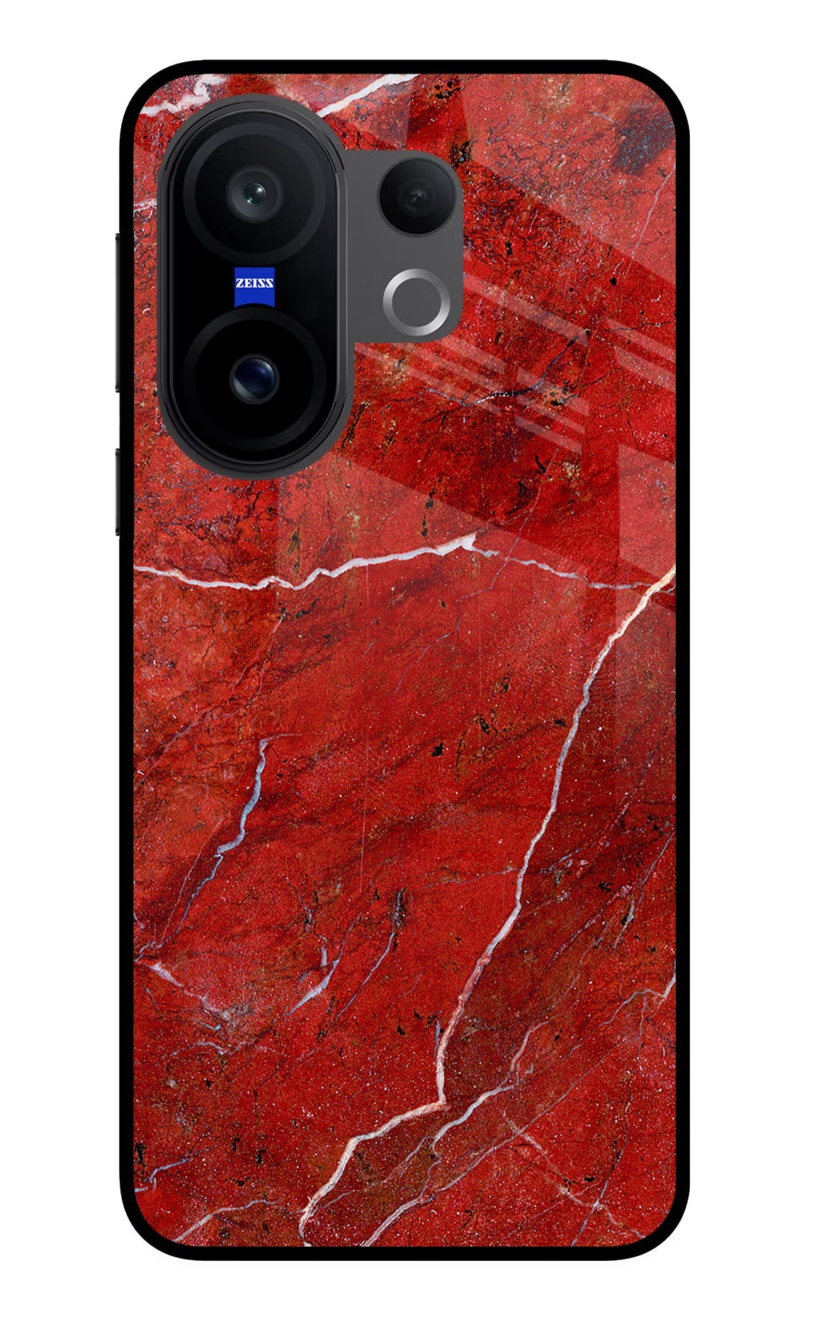 Red Marble Design Vivo X200 FE Back Cover