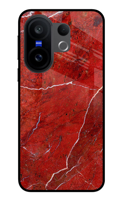 Red Marble Design Vivo X200 FE Back Cover
