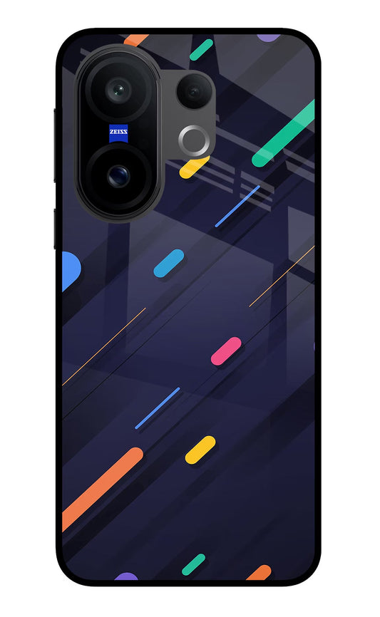 Abstract Design Vivo X200 FE Glass Case