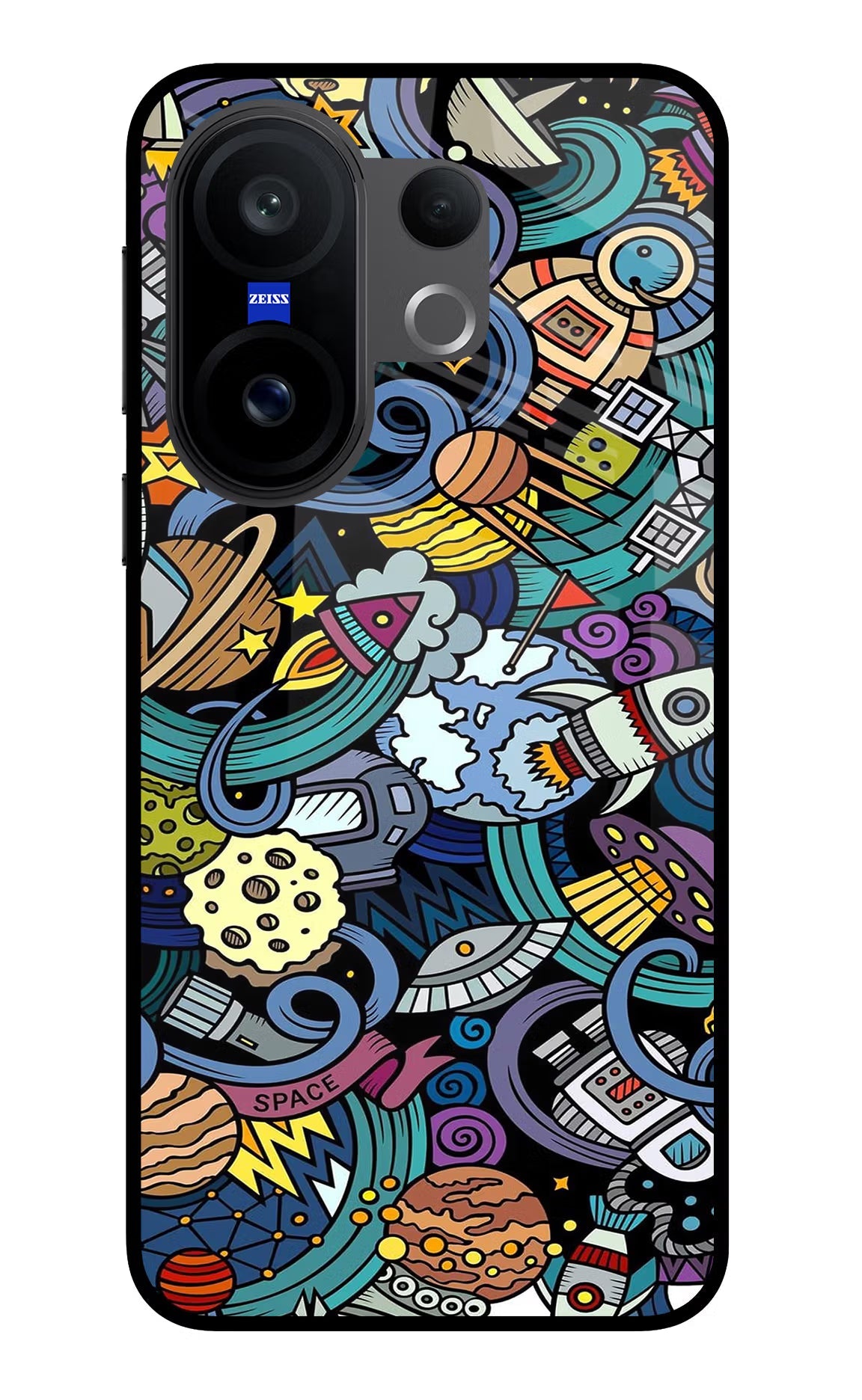 Space Abstract Vivo X200 FE Back Cover