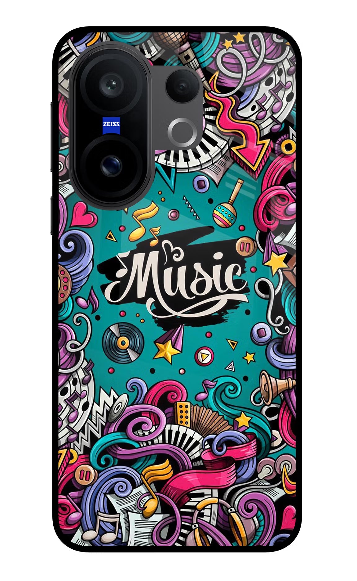 Music Graffiti Vivo X200 FE Back Cover