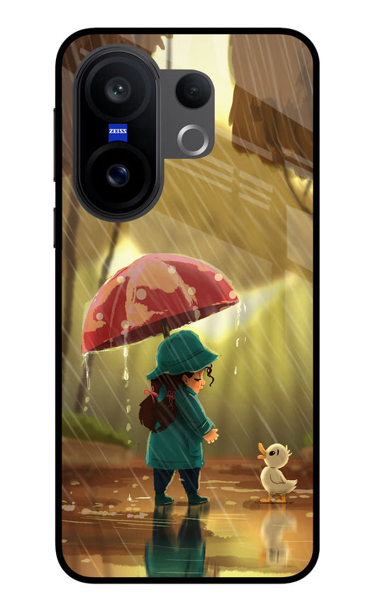 Rainy Day Vivo X200 FE Glass Case