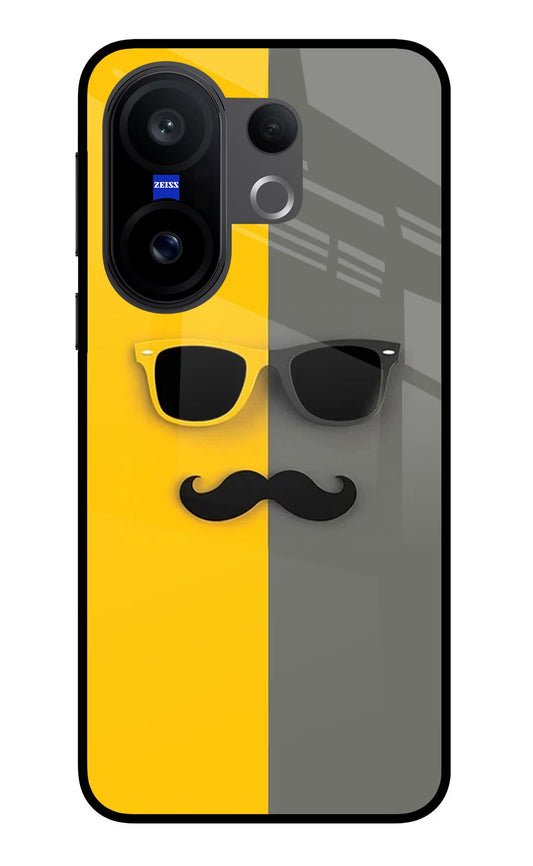 Sunglasses with Mustache Vivo X200 FE Back Cover