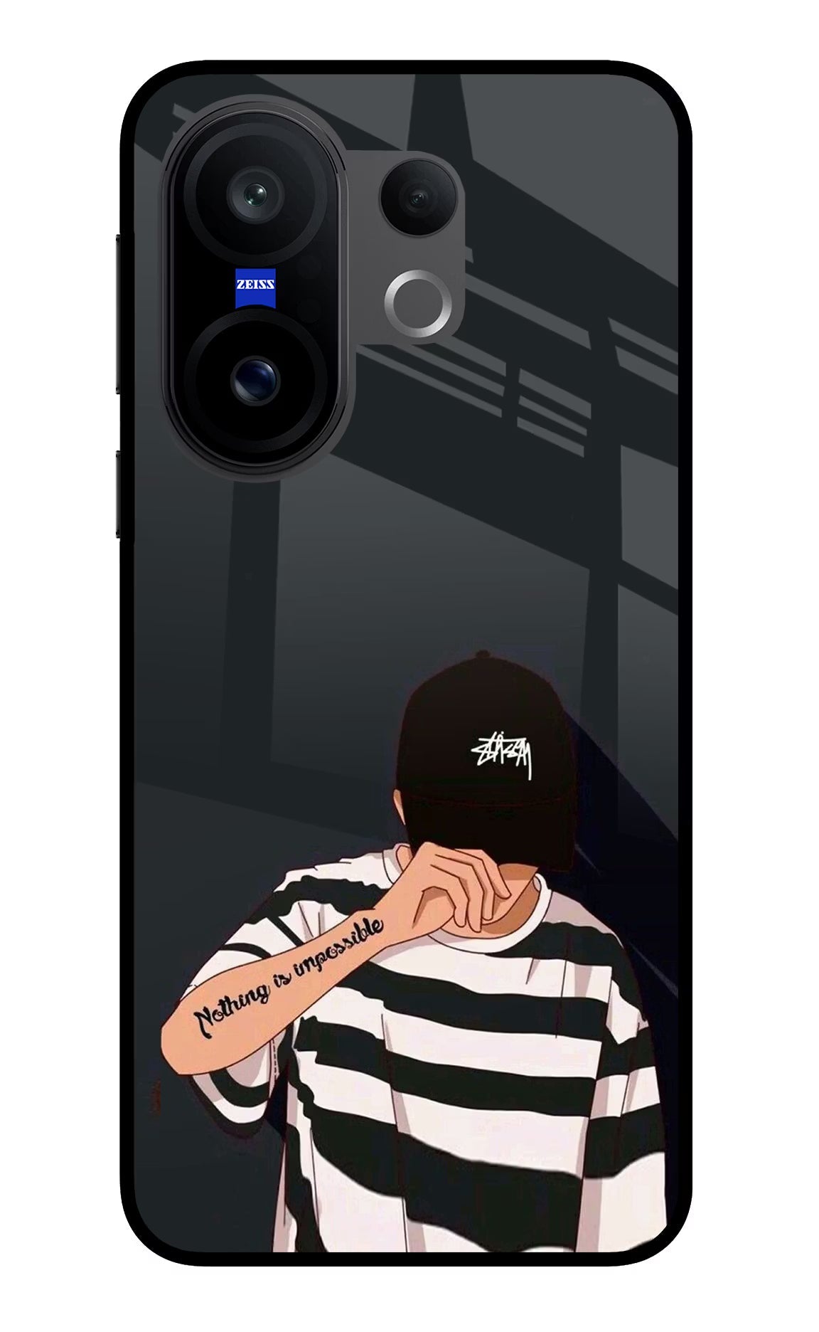 Aesthetic Boy Vivo X200 FE Glass Case