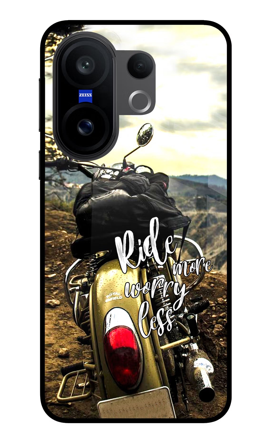 Ride More Worry Less Vivo X200 FE Glass Case