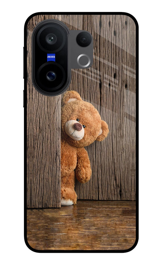 Teddy Wooden Vivo X200 FE Back Cover