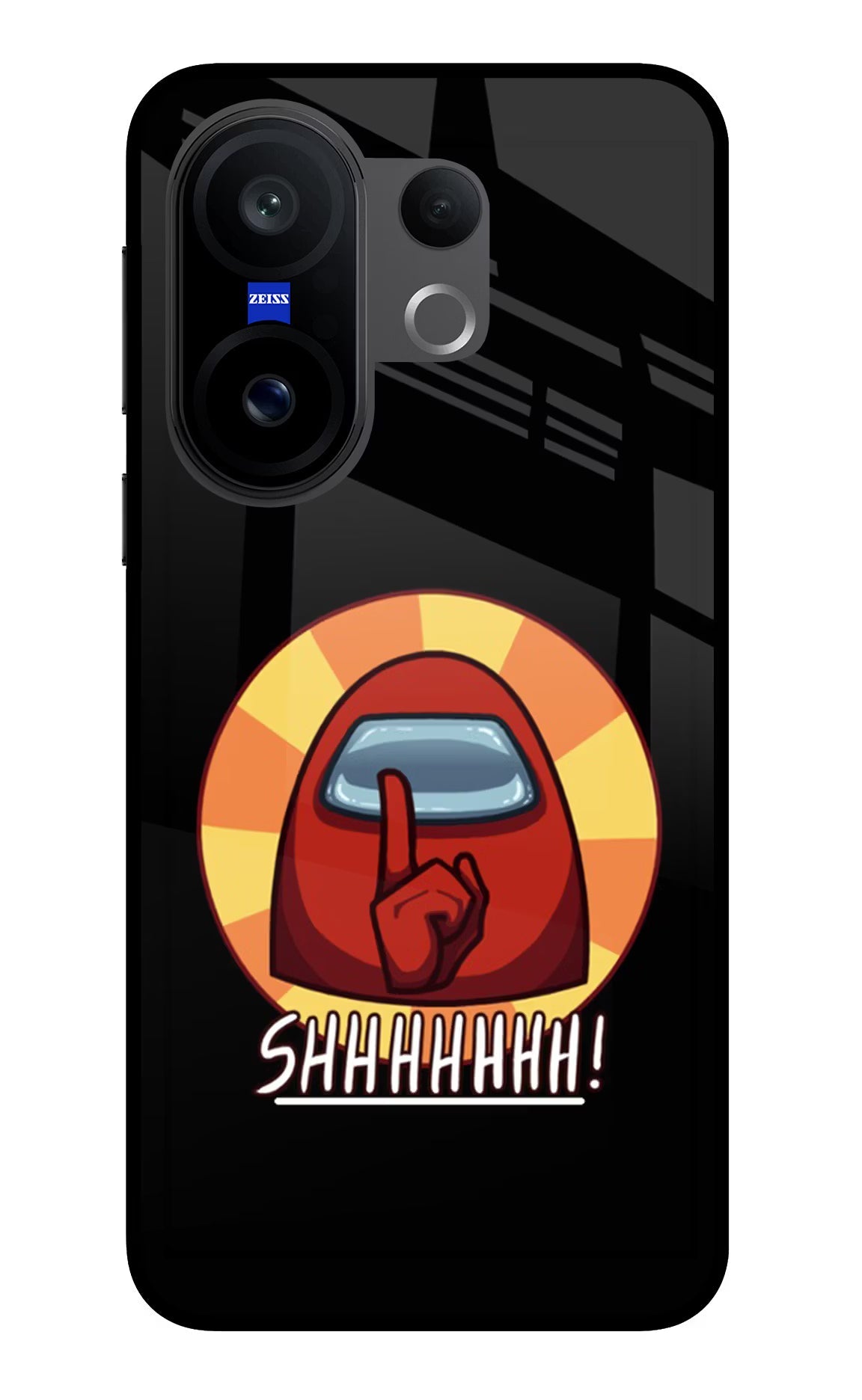 Among Us Shhh! Vivo X200 FE Glass Case