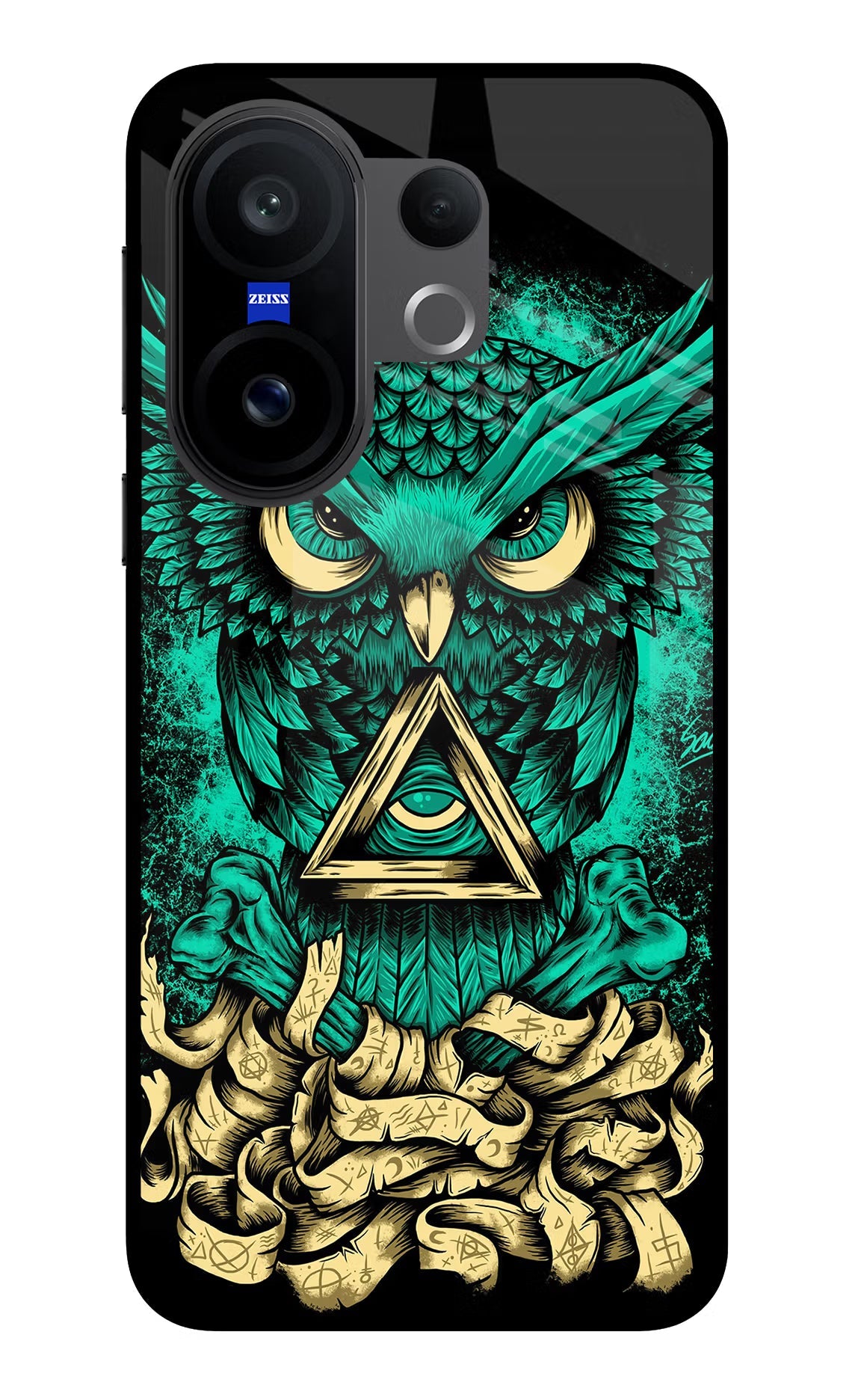 Green Owl Vivo X200 FE Back Cover