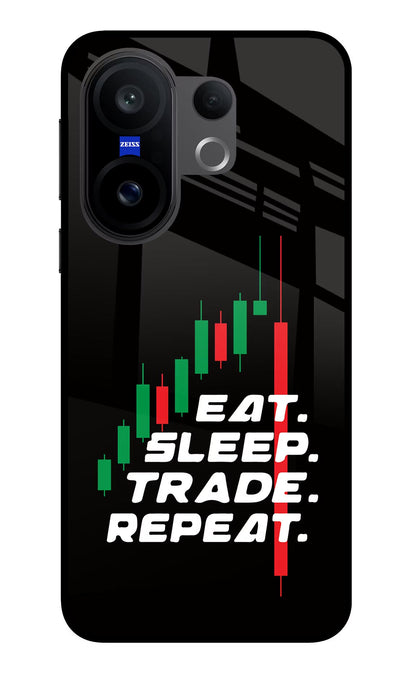 Eat Sleep Trade Repeat Vivo X200 FE Back Cover