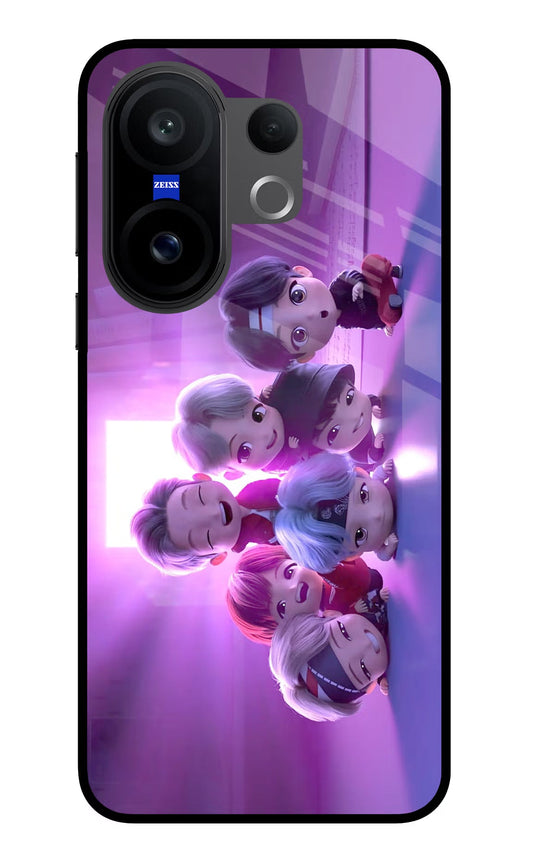 BTS Chibi Vivo X200 FE Glass Case