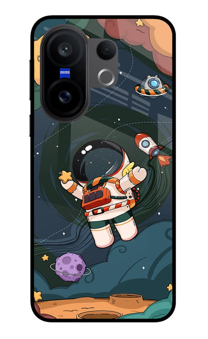 Cartoon Astronaut Vivo X200 FE Back Cover
