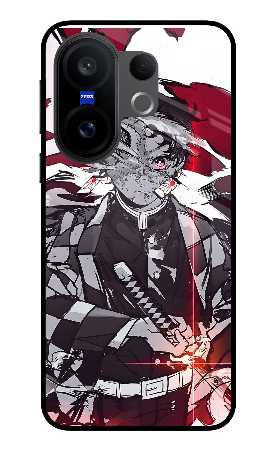 Demon Slayer Vivo X200 FE Glass Case