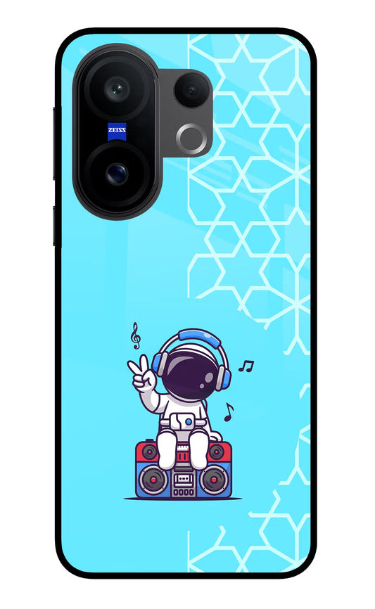 Cute Astronaut Chilling Vivo X200 FE Back Cover