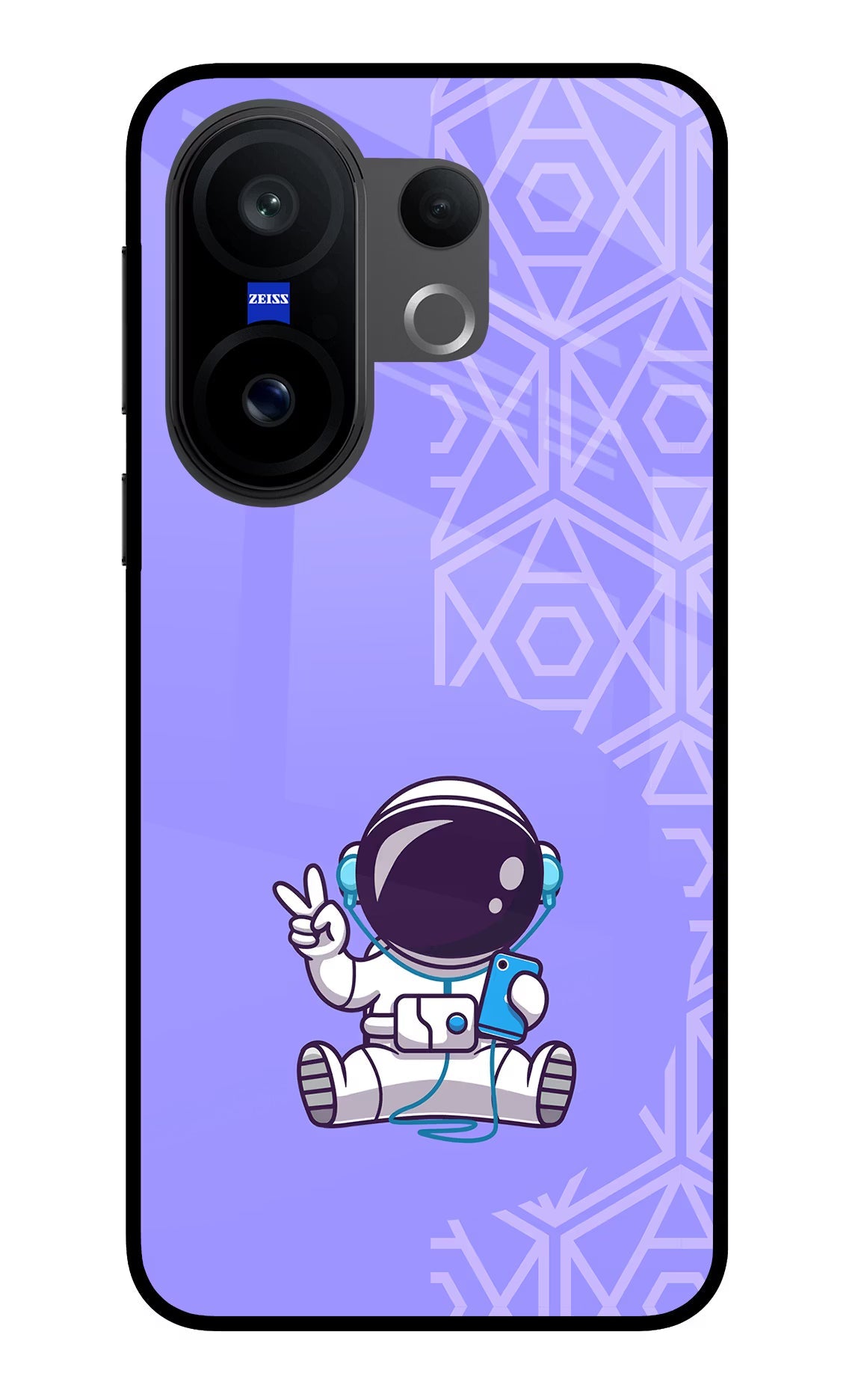 Cute Astronaut Chilling Vivo X200 FE Back Cover