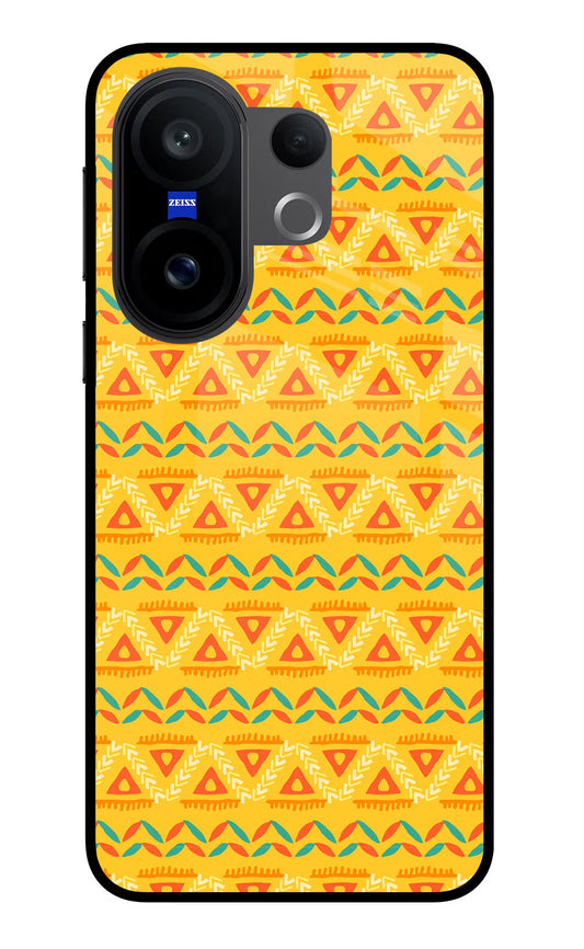 Tribal Pattern Vivo X200 FE Glass Case