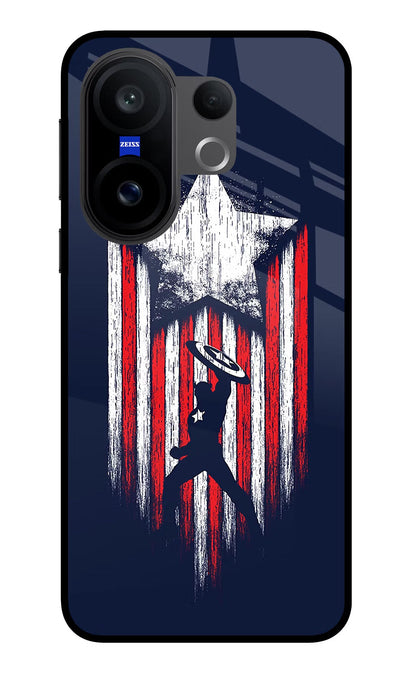 Captain America Marvel Art Vivo X200 FE Back Cover