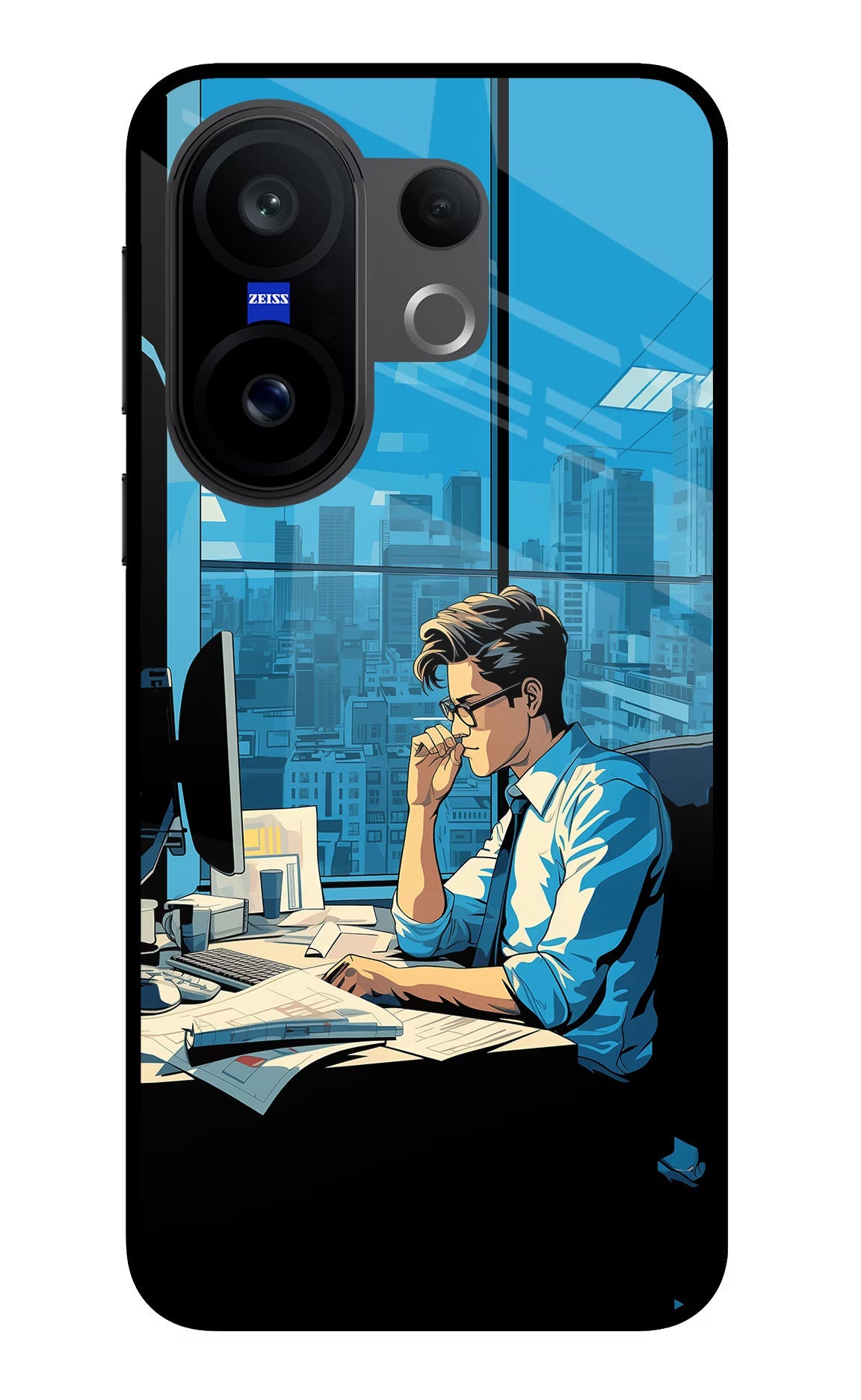 Focused Hustler (AI Generated) Vivo X200 FE Back Cover
