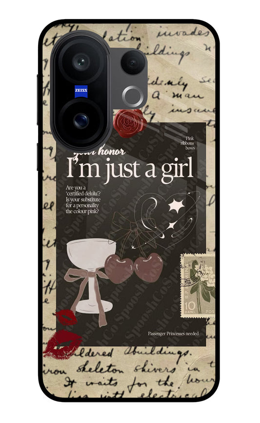 I am just a girl Vivo X200 FE Back Cover